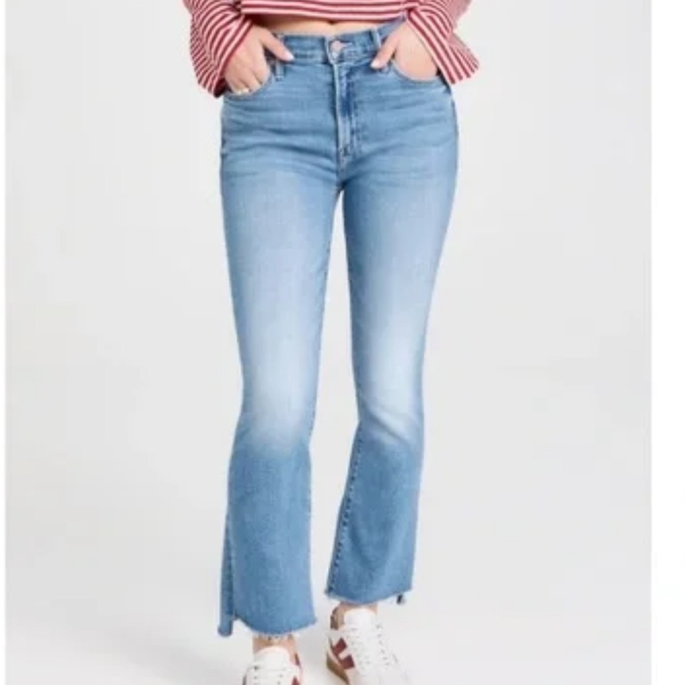 MOTHER Insider Crop Step Fray